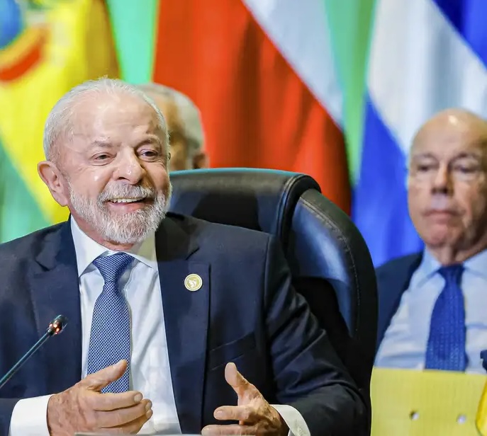 Lula com o ministro Mauro Vieira, presenças na COP15