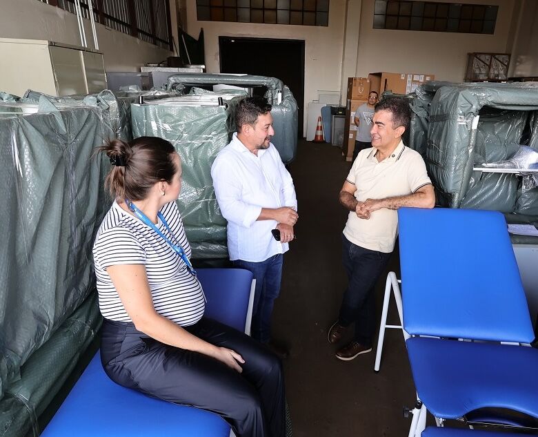 Marçal define entrega de equipamentos com pessoal da Saúde