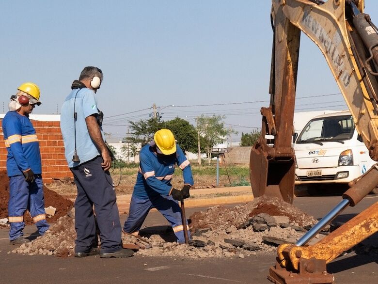 Obras de saneamento avançam em Dourados