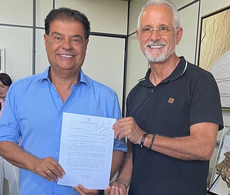 Nelsinho recebe pedido do vereador Sergio Nogueira 