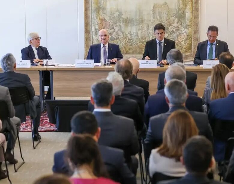 Ministro Fachin, com presidentes de tribunais