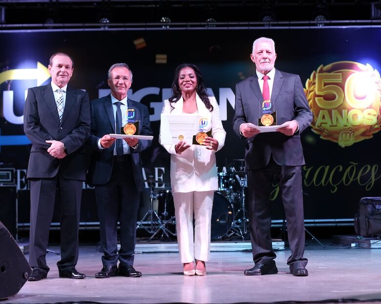 Reitor recepcionou Luiz Tadeu, Adenir e Eduardo Rocha