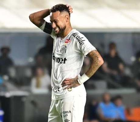 Neymar marcou, mas o Peixe ficou no empate no primeiro jogo