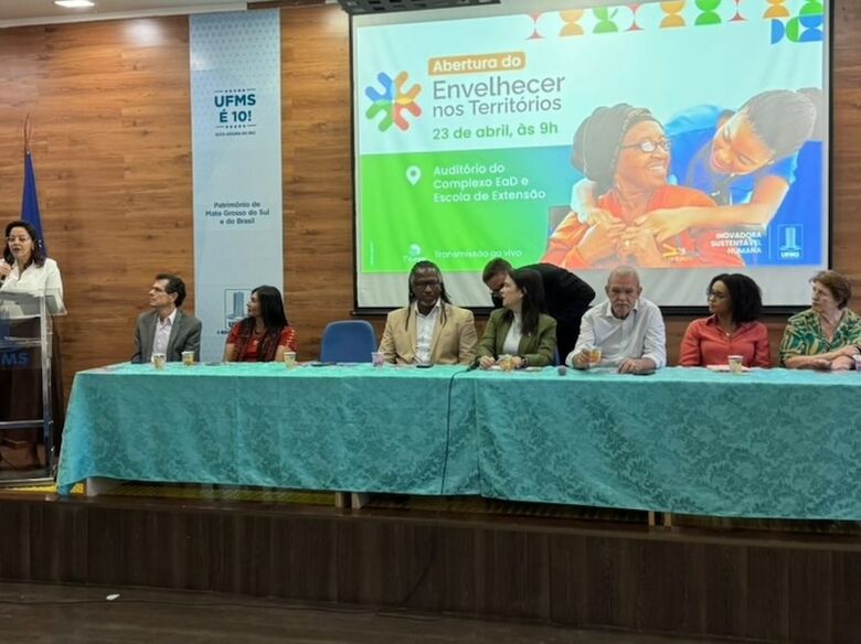 Geraldo participou do lançamento em Campo Grande, no IFMS