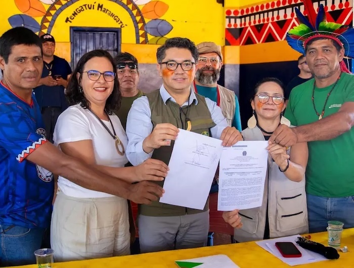 Eloy Terena autoriza execução do projeto de água para aldeias