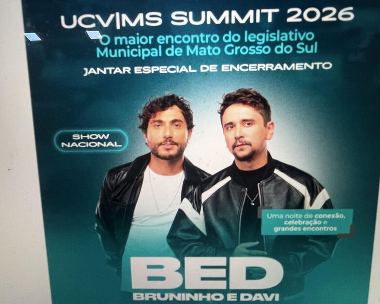 Dupla Bruninho e Davi encerram evento na sexta-feira