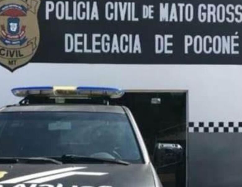 Polícia de Poconé prendeu o suspeito de extorsão