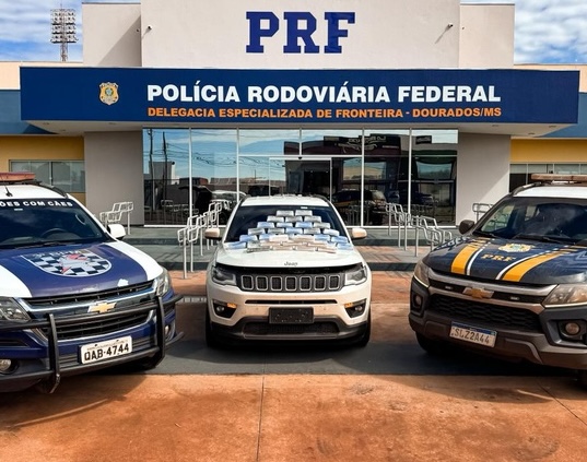 Cocaína apreendida nesta quarta-feira em Dourados