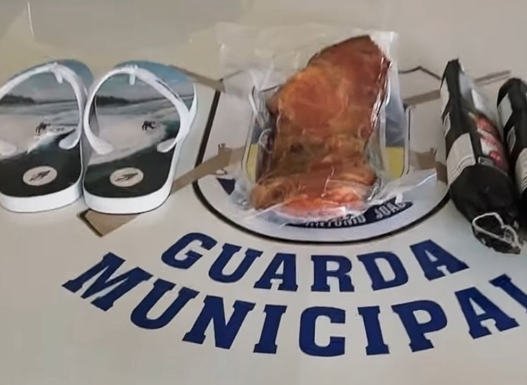 Produtos recuperados com interno do Semiaberto