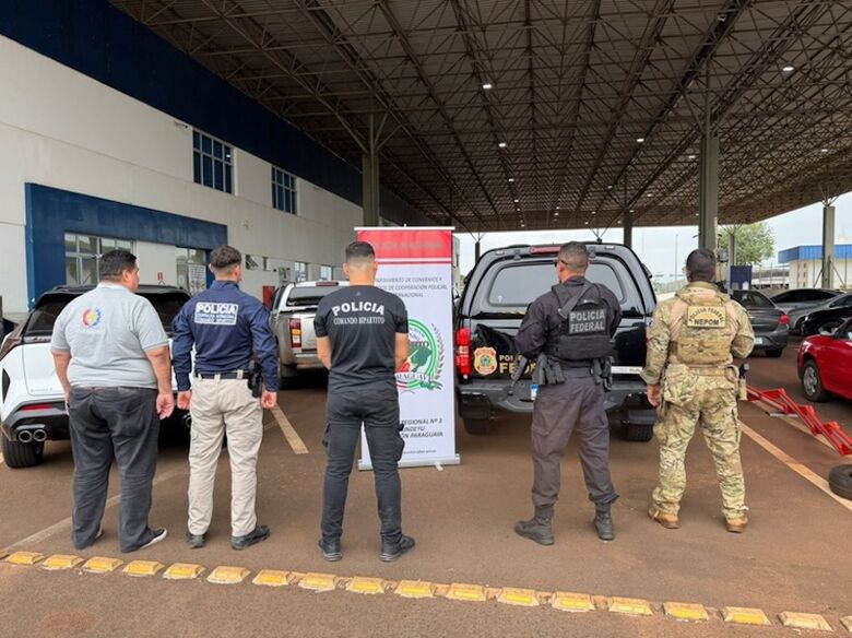 PF e Polícia paraguaia prendem fugitivo brasileiro 