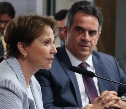 Senador Ciro Nogueira com Tereza Cristina, do PP/MS