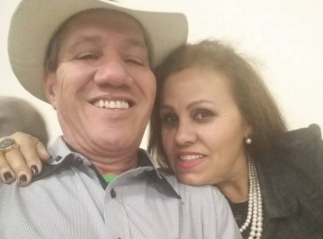 Detetive Givaldo, com a mulher Zuleide: caso encerrado
