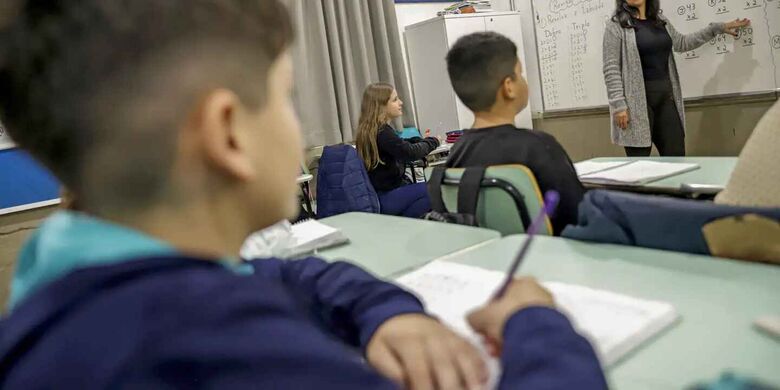 Docentes em sala de aula, foco da PND do MEC.