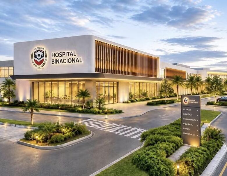 Perspectiva do futuro Hospital Binacional da fronteira