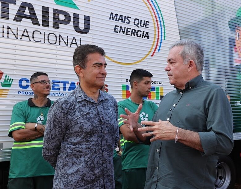 Marçal Filho recebeu Vander Loubet em Dourados