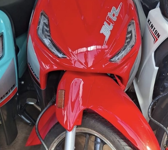 Moto furtada de trabalhadora esta manhã em Dourados