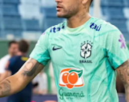 Neymar treinou com a seleção esta semana