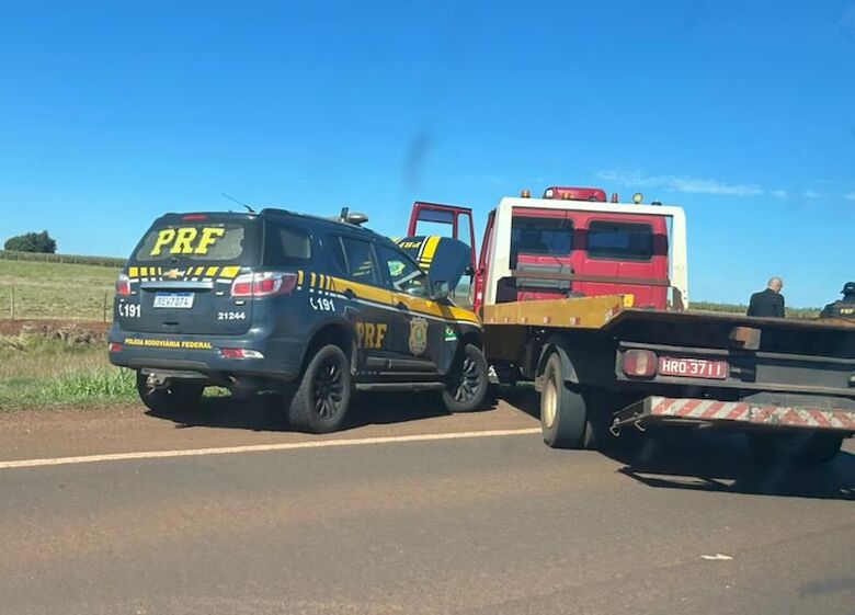 PRF atendeu acidente pela manhã na BR-463