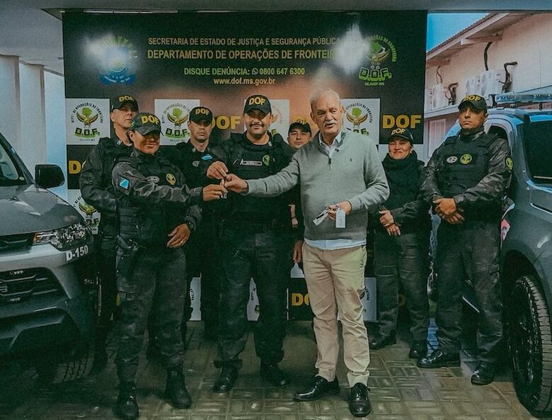 Geraldo Resende, durante entrega das chaves no DOF
