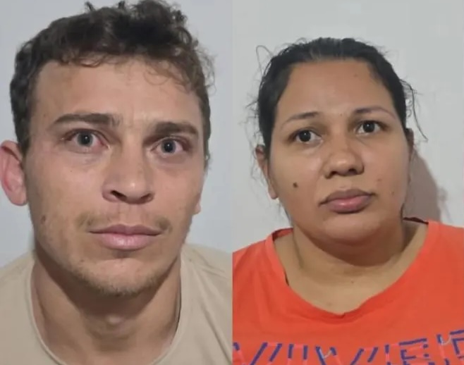 Weliton e Suzilaine foram presos em Pedro Juan
